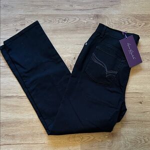 NWT Size 10 Gloria Vanderbilt Black Jeans